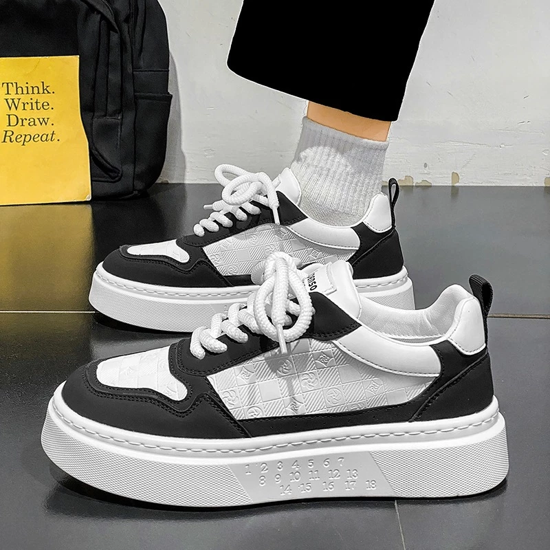 Giày Thể Thao Nam Sneaker Da PU Cao Cấp Bền Đẹp Trending 2024 MQ10