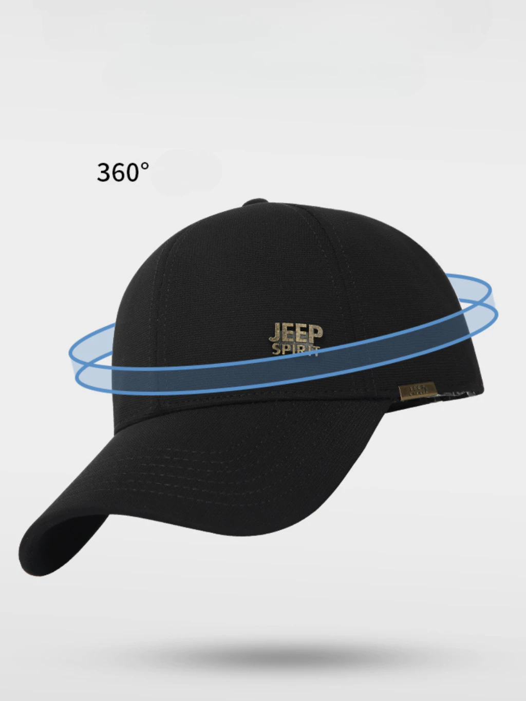 Mũ lưỡi trai JEEP SPIRIT form cứng, phong cách thể thao, chất liệu polyester cao cấp chống tia UV